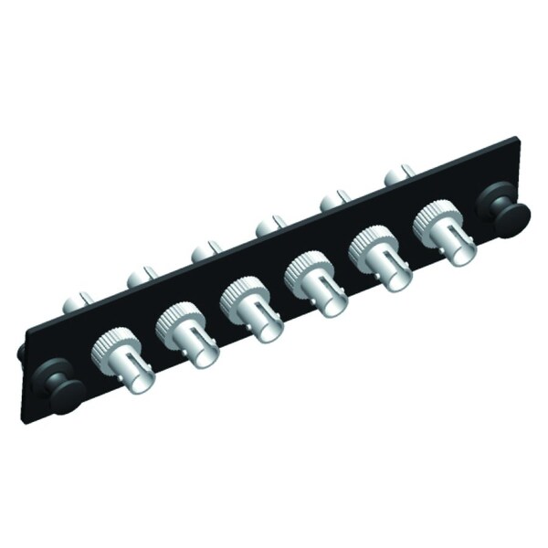 Quest Technology International St Adapter Strip - 6 Fiber, 6-Port, Single-Mode Ceramic NFO-4716 - main